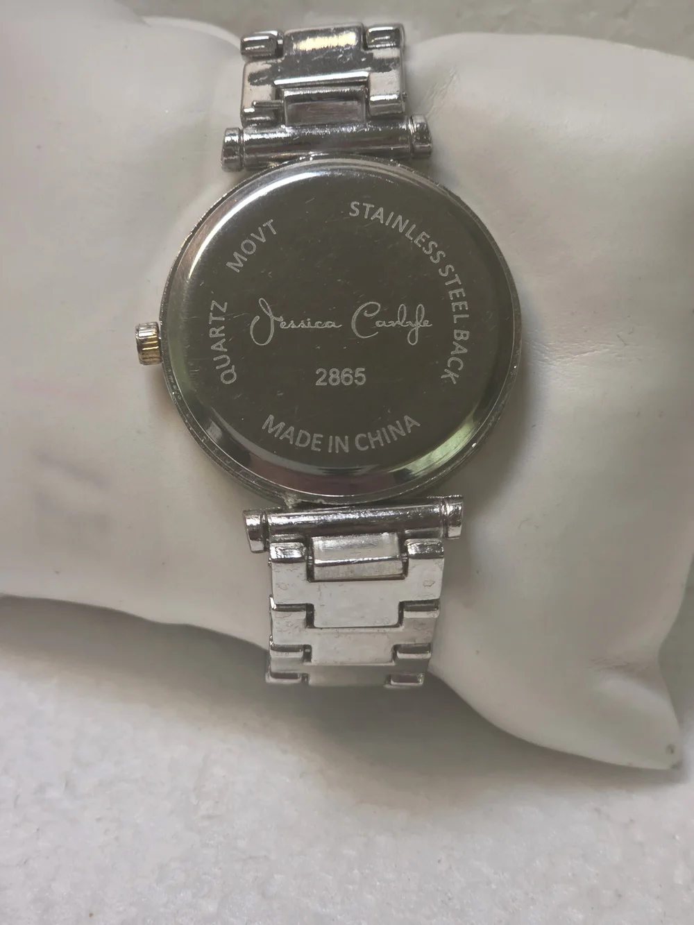 Jesica Carlyle Two-Tone Crystal Accent Ladies Watch - Silver/Gold